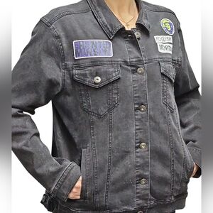 Disney Haunted Mansion Jean Jacket L